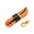 Nakatanenga Dyneema winch rope, 30 m orange with winch hook
