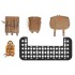 Tailgate Organizer for Land Rover New Defender Set 1 coyote with first aid