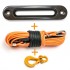 Nakatanenga winch rope dyneema orange with winch window and hook