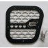 Side grille Defender silver/black